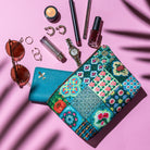 PHOTO PHACTORY | Peranakan Tiles Design Travel Pouch | Emerald