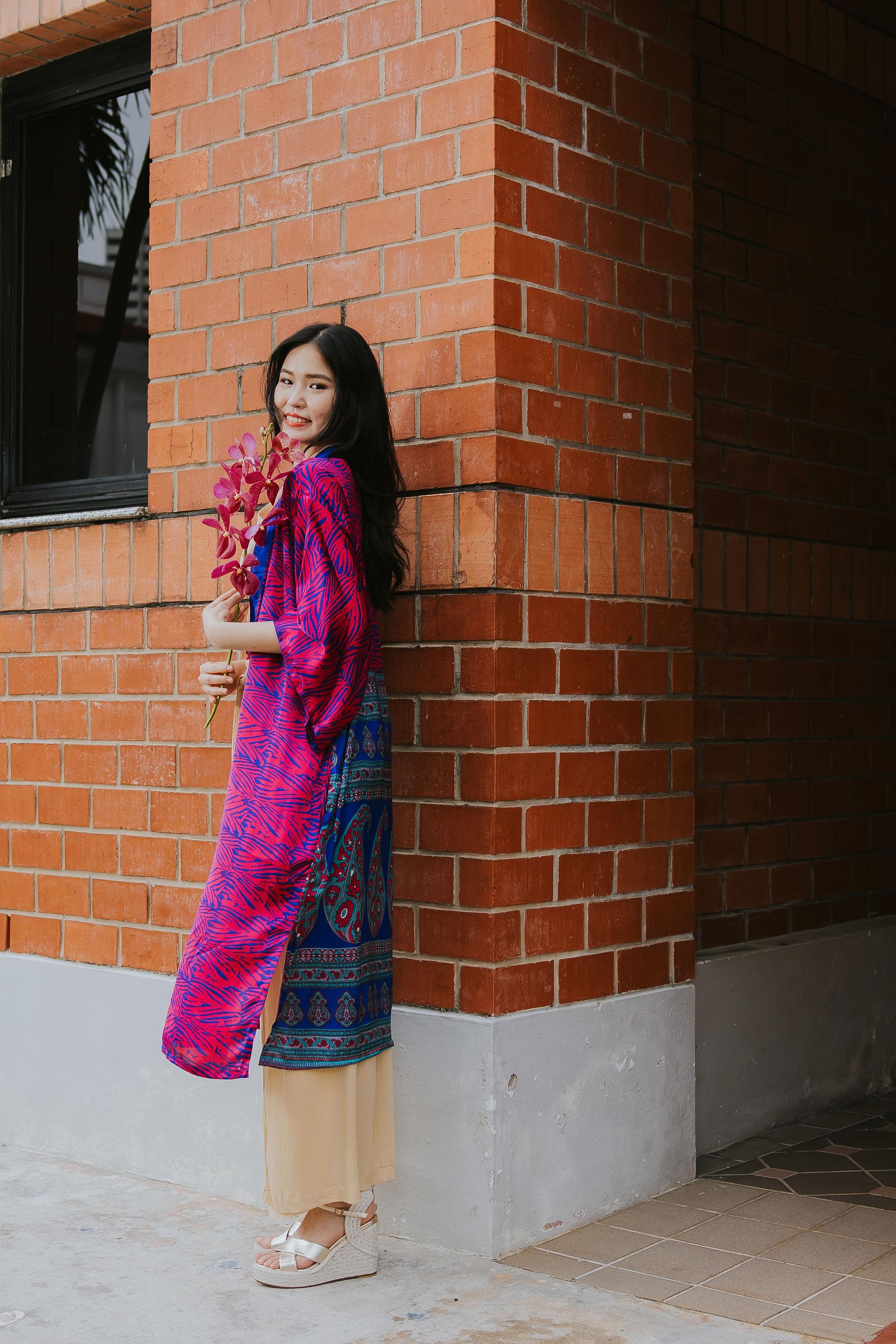RAJA RANI | Modal Silk Long Kimono