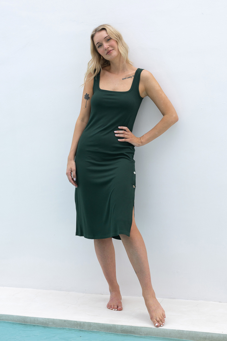 OLIVE BASICS | Lydia Reversible Tank Dress