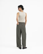GRAYE | Raw Edged Tailored Pants
