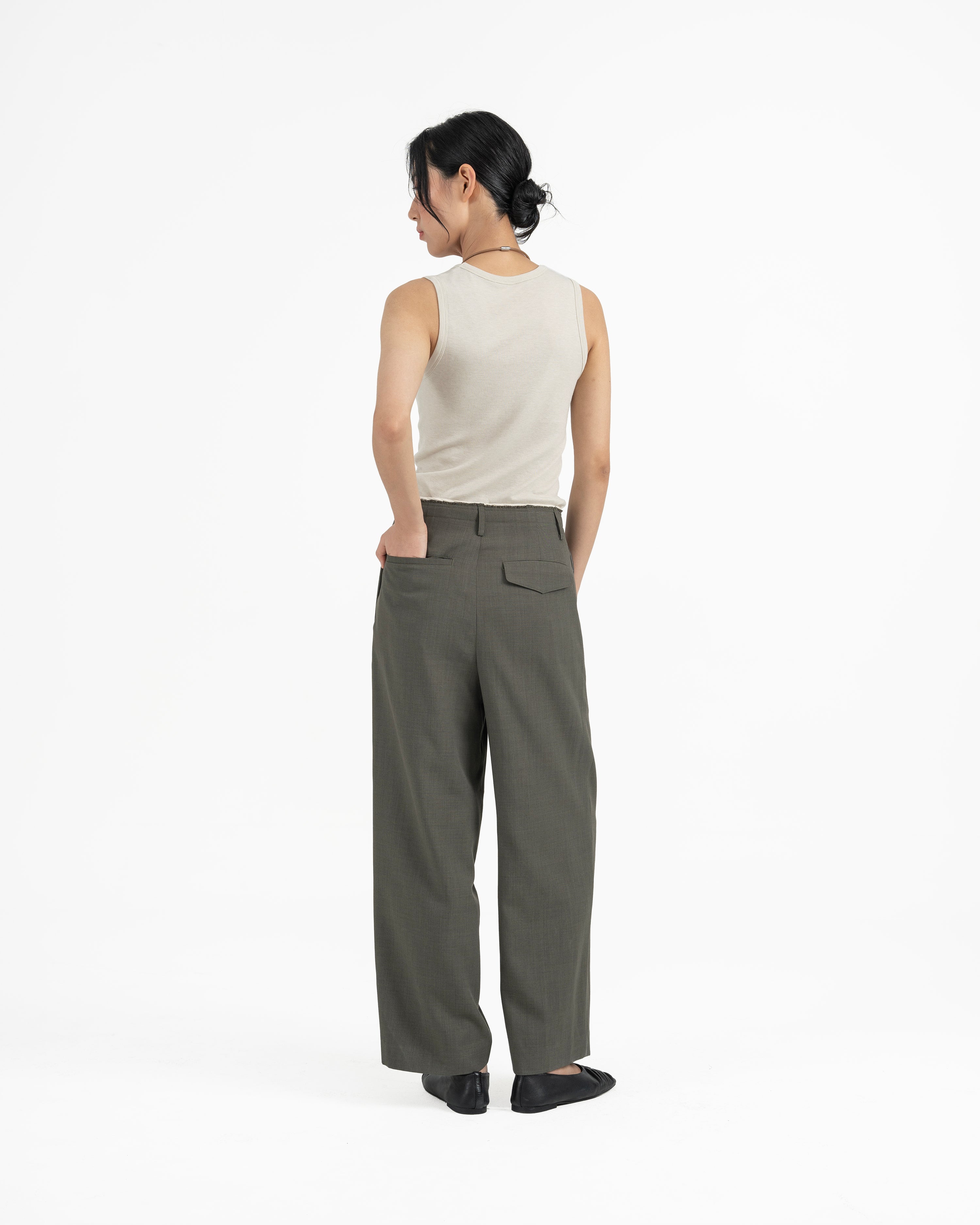 GRAYE | Raw Edged Tailored Pants