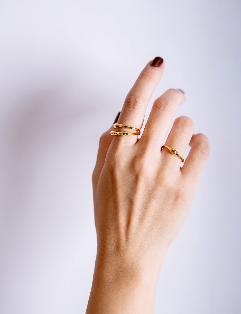 SAERO COLLECTIVE | Mul Double Row Ring | Gold