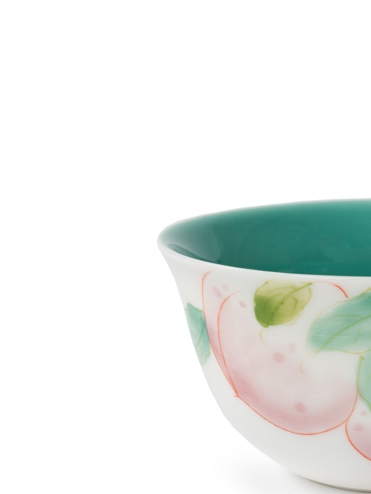 CRAFILAB | Jade Mud Pine Stone Green & Peaches Master Cup