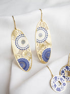 EMBRACE JEWELLERY | Chrysanthemum Oval Earrings