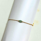 THE ANTECEDENT STORE | B - Minimalise Jade Chain Bracelet
