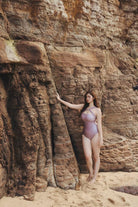 HÁI THE LABEL | Stacey x HAI | Monaco Knotted One-Piece | Mist Purple