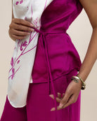 SUKKHA CITTA | KEMBANG - Drapped Ribbon Top