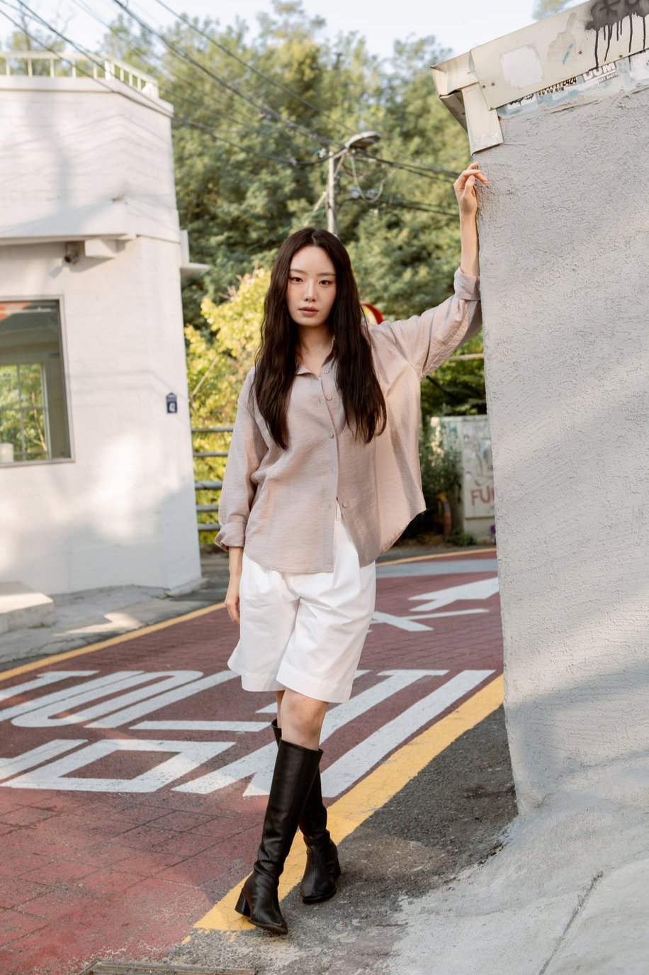 SAERO COLLECTIVE | Oreum Shirt V.2 | Farm Beige