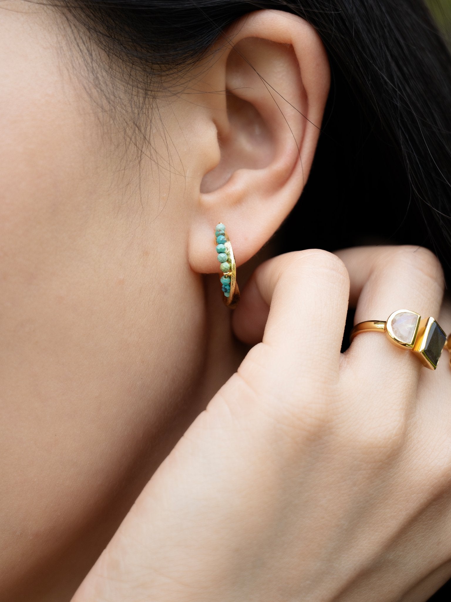 EMBRACE JEWELLERY | Accent Gem Hoops