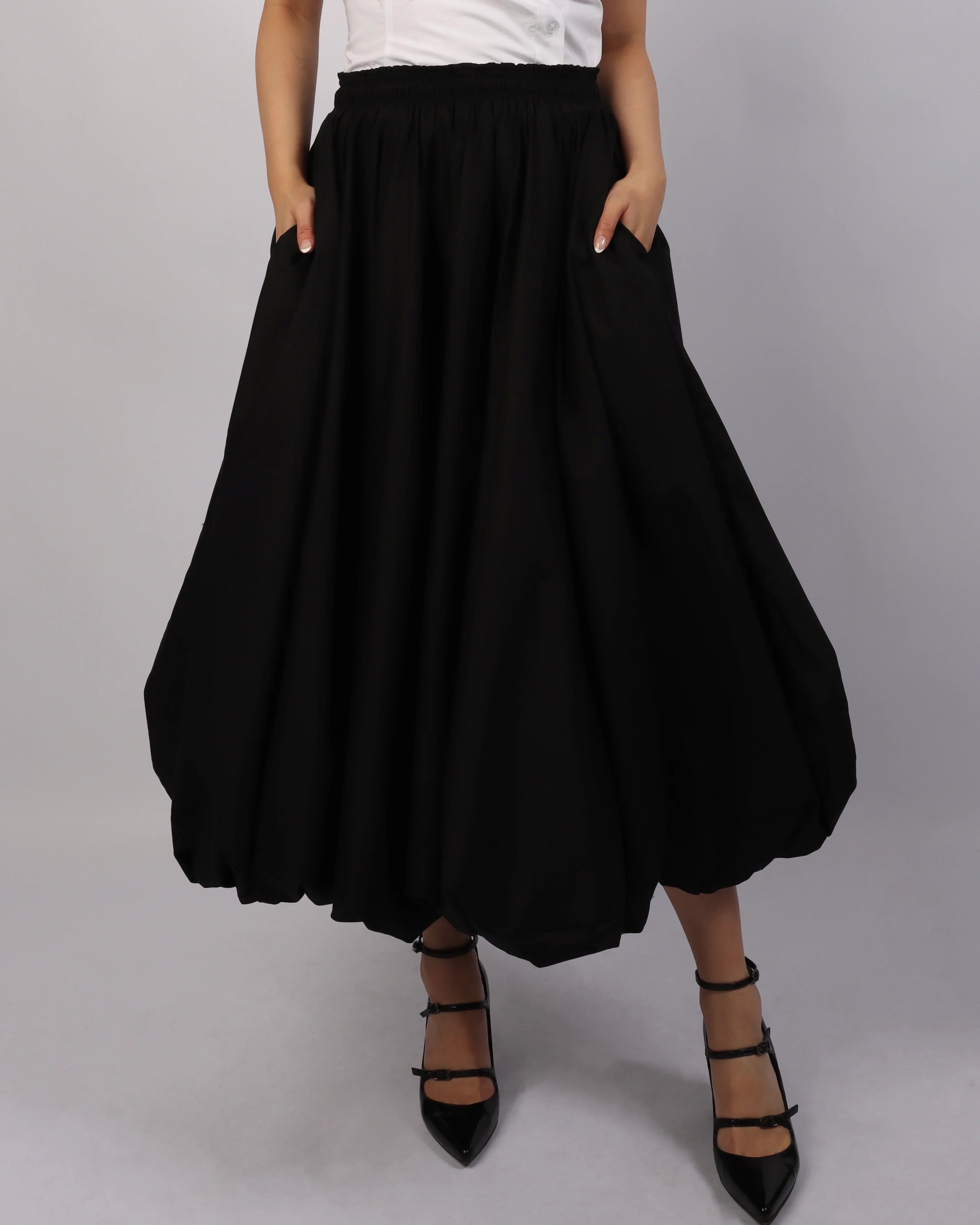 RAFFLES PRIVATO | MAL Midi Balloon Skirt