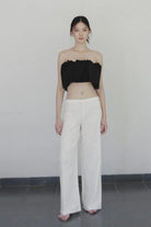 SAYA | Alga - Pinched Pleats Tube Top