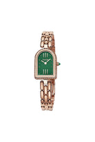 BLACK BY BLUE BRAVE | THCN N· II Green Mother-of-Pearl Rose Gold Bracelet Watch