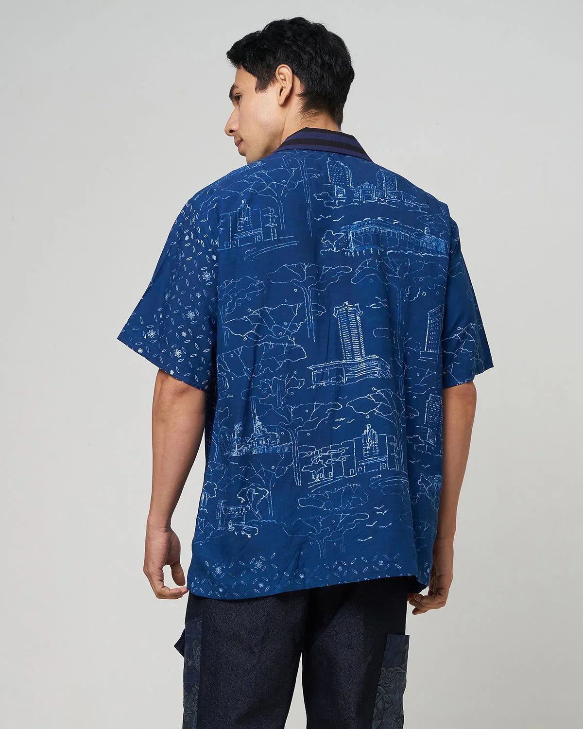 NYANA NYANA | OekoTex Orchard Road Batik Camp Shirt