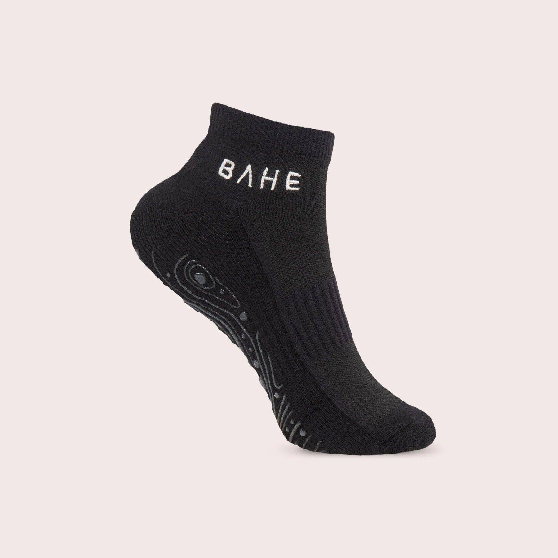 BAHE | Grounded Grippy Ankle Socks - Anthracite