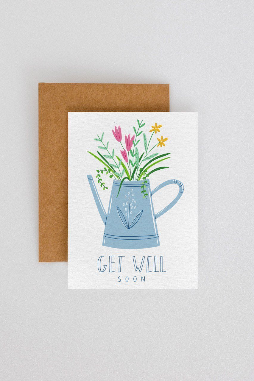 PURPLE AND PURE | Plantable Greeting Card | Get Well Soon
