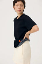 3EIGHTH | Everyday Reversible Tee in Black & Steel Grey
