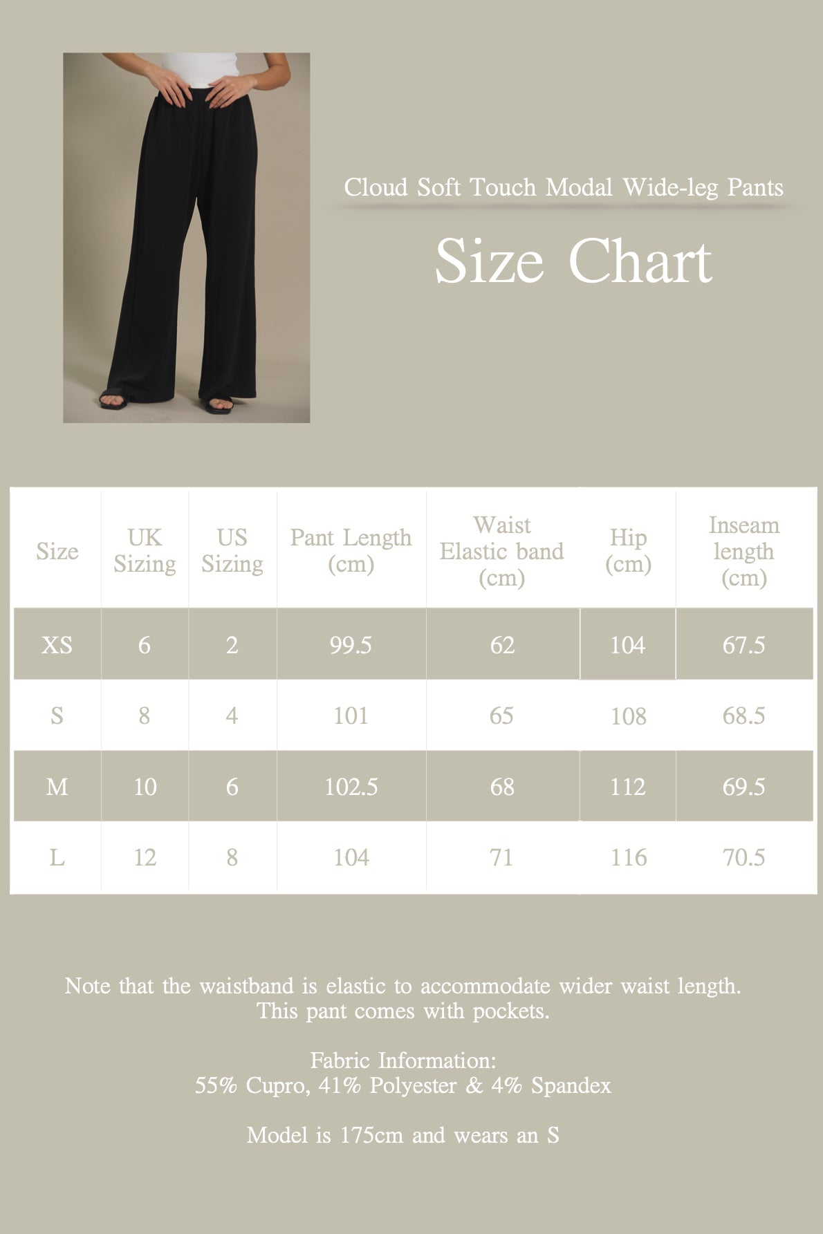 EMVY | Cloud Soft Touch Modal Wide-leg Pant - Black