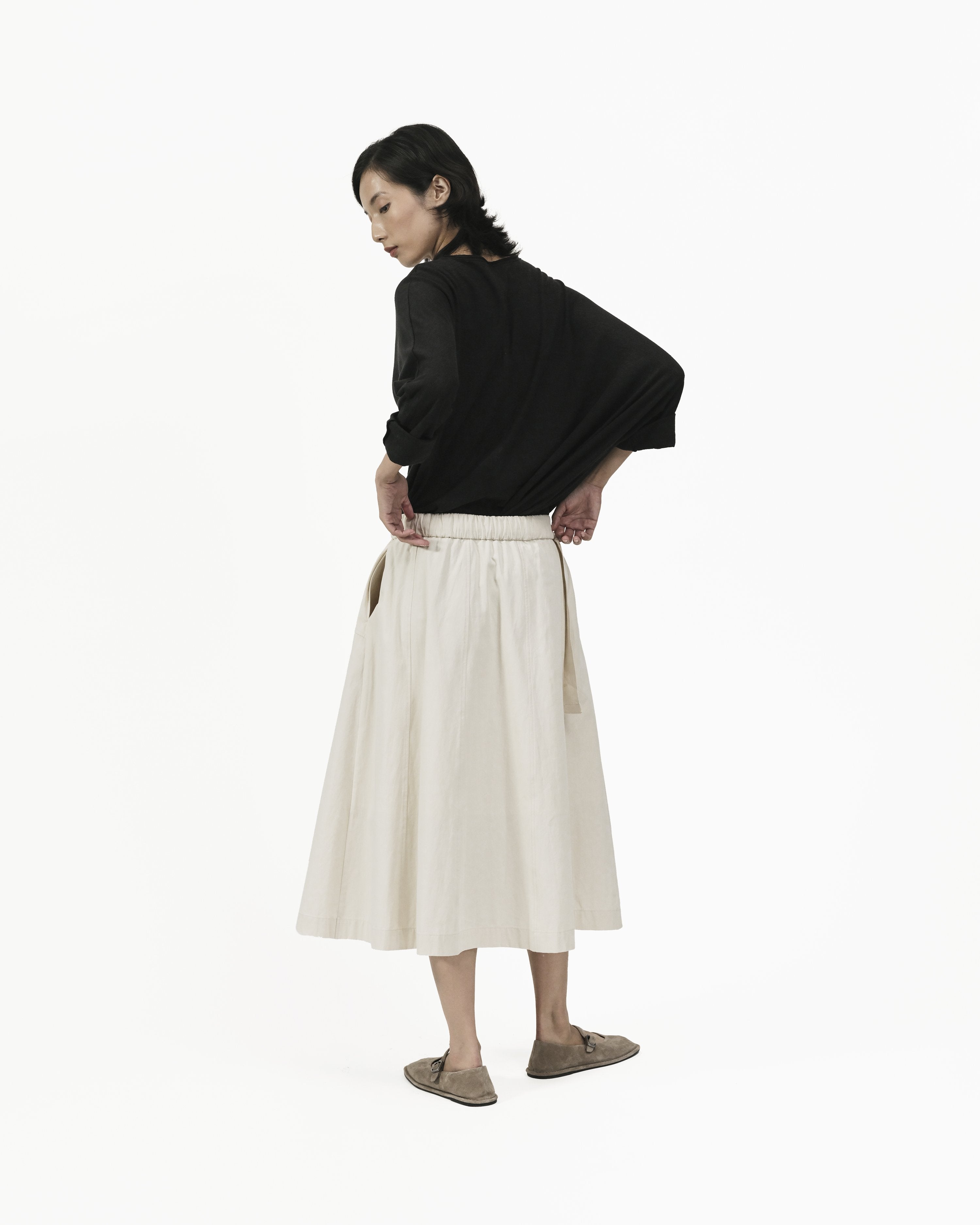 GRAYE | Two Way Midi Skirt - Ivory