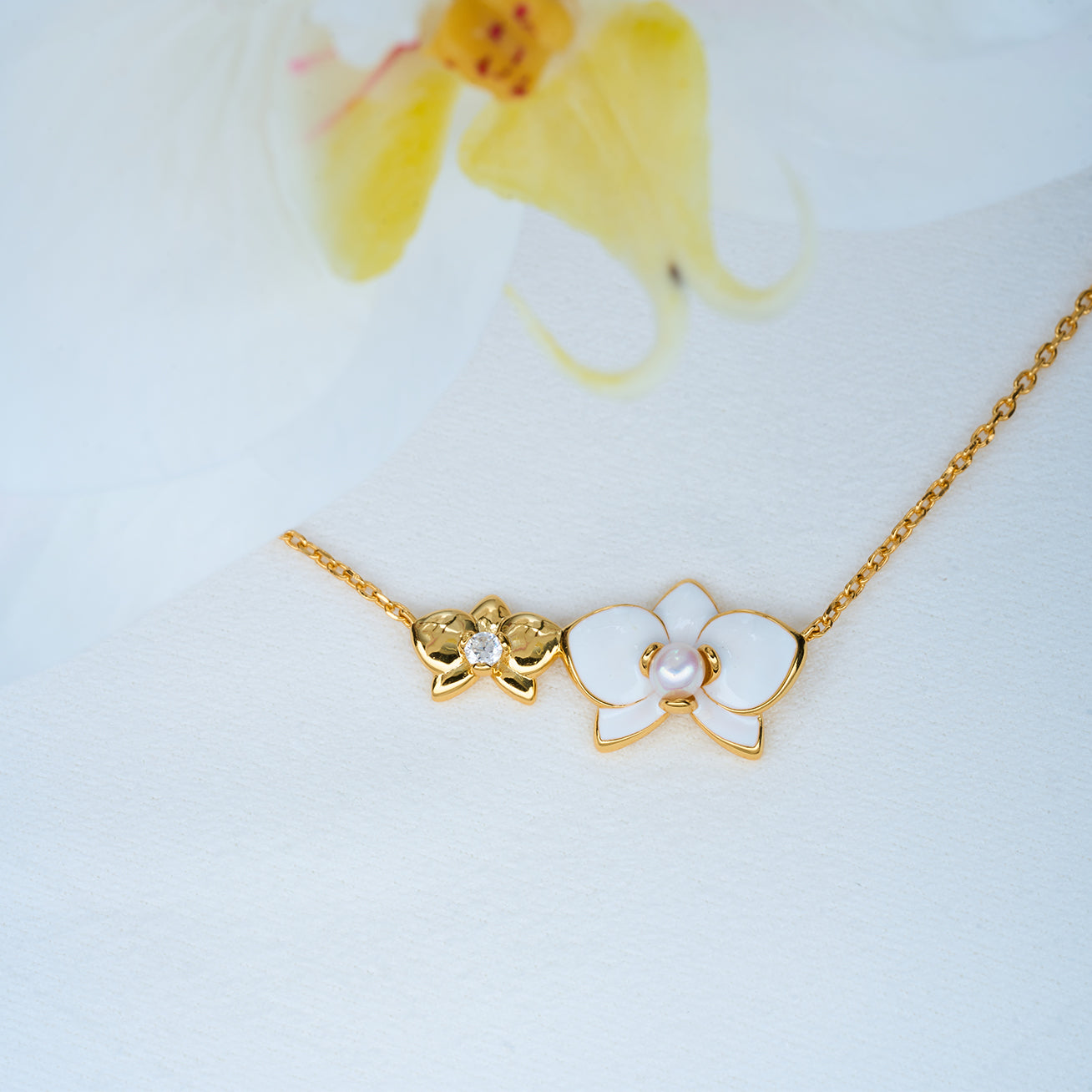 PEARLY LUSTRE | Top Grade Freshwater Pearl Necklace WN00688 | ORCHID