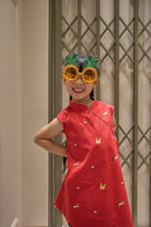 MAISON Q | Vivacious Miss Pony Reversible Classic Cheongsam