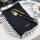 MEJA | The Vintage Napkin - Jet Black (Set of 2)
