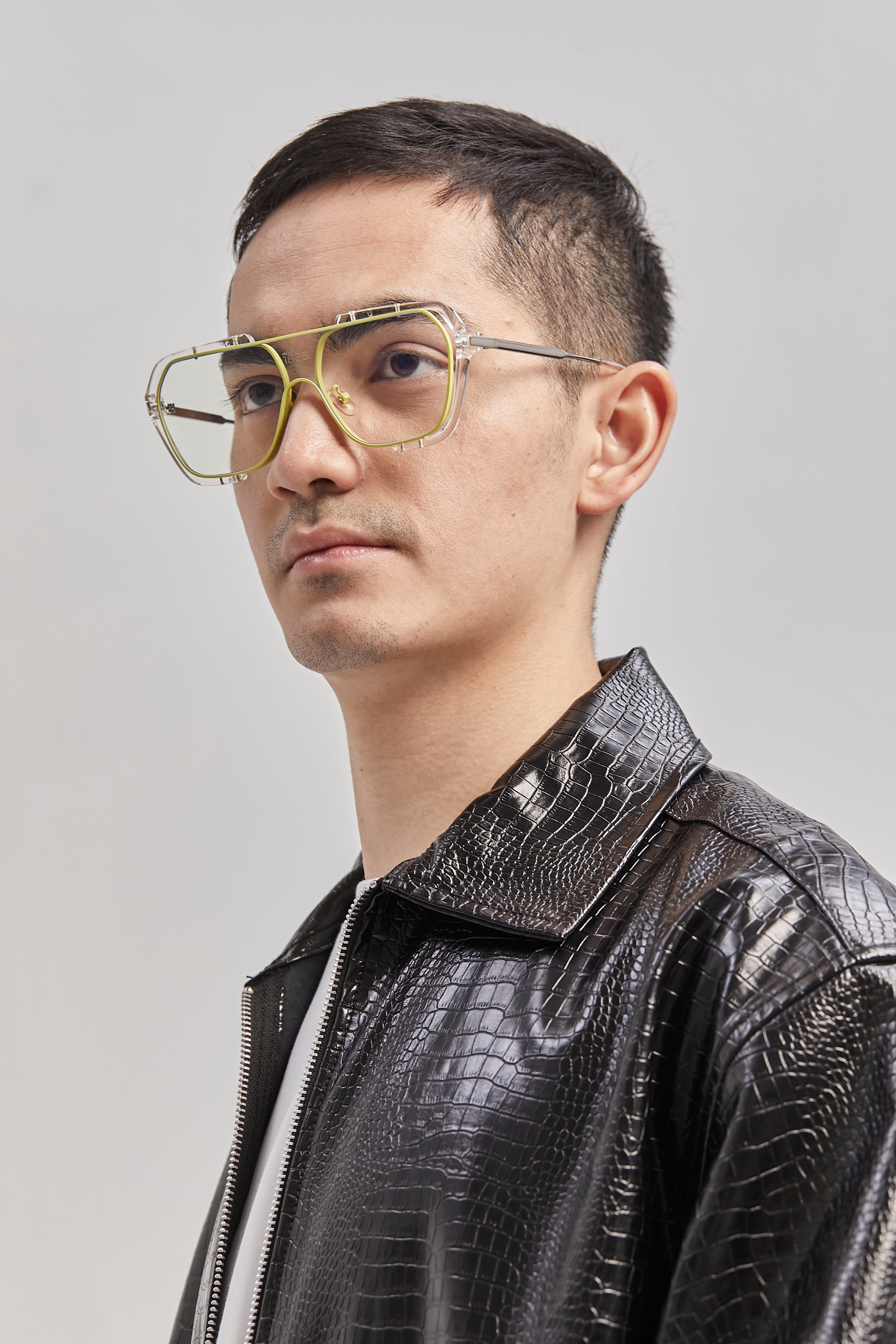 PROJECTWEAR | Cardwell Sunglasses Green/Clear