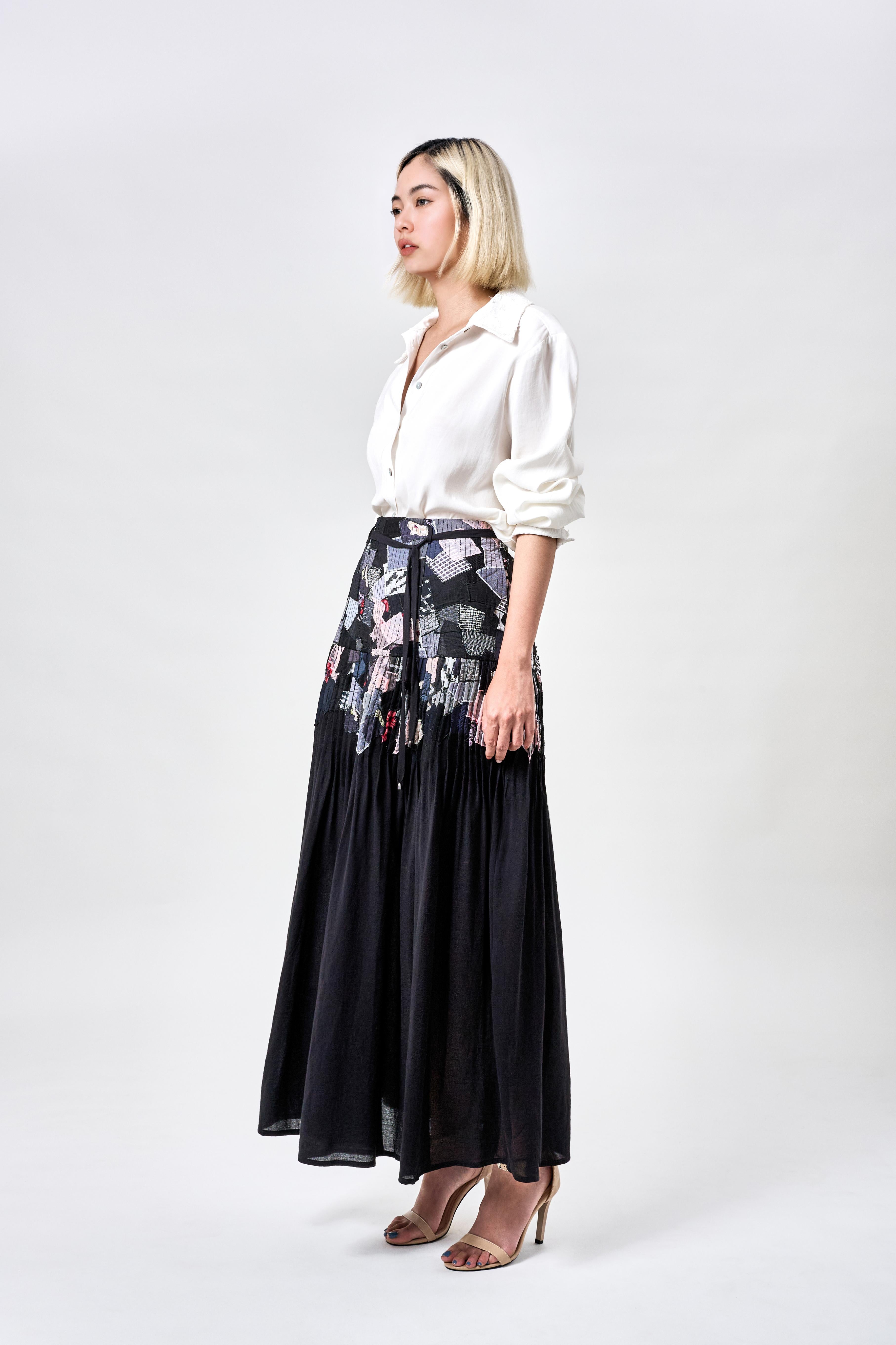 KHAAR | Scrap Midi Skirt
