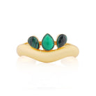 BOHEME BY VERO | Amazonia Bangle With Stones - 3 Stones