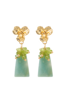 THE ANTECEDENT STORE | Orchid Flower S1 Amazonite Earrings