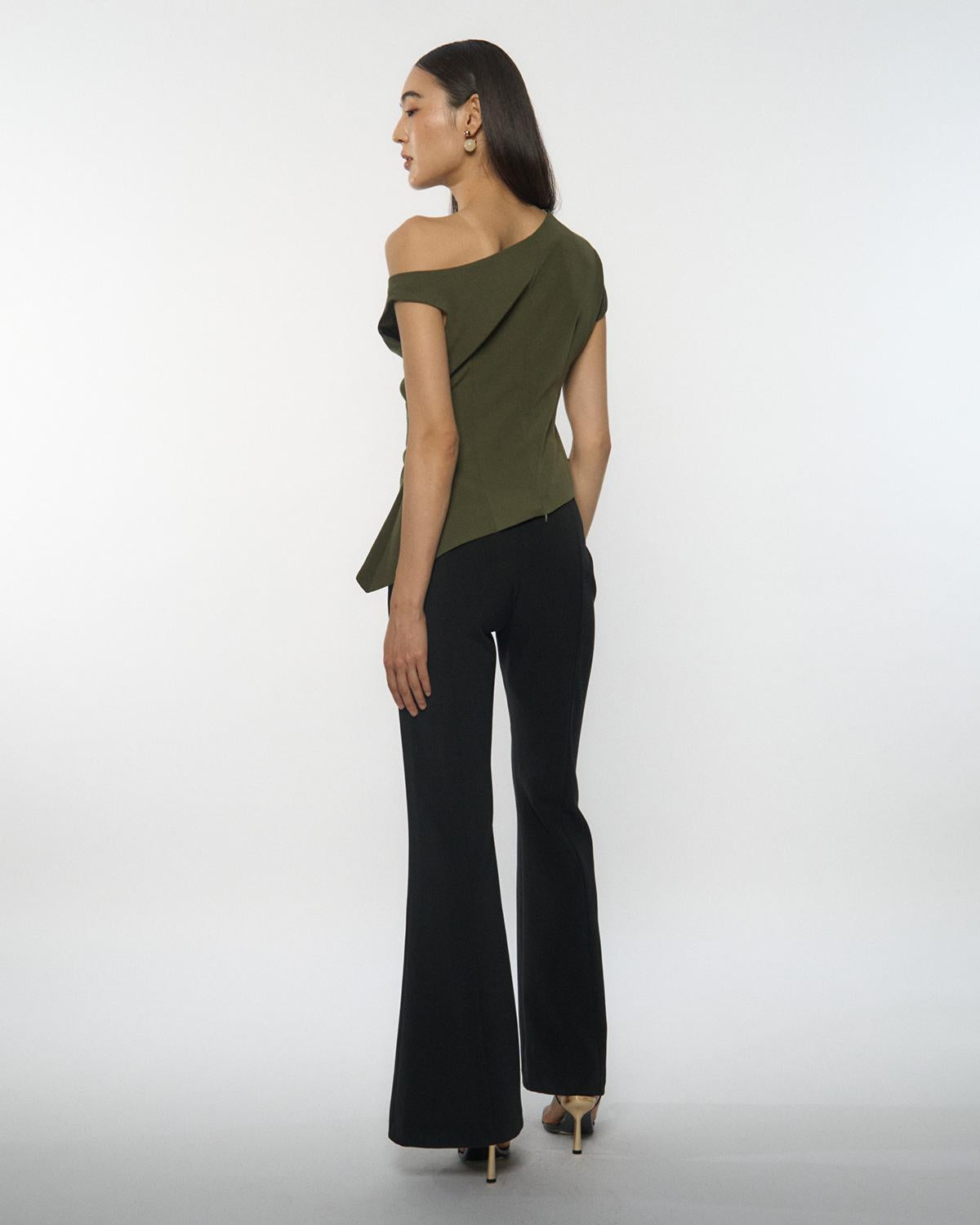 DRESSINGPAULA | Asymmetrical Drape Top