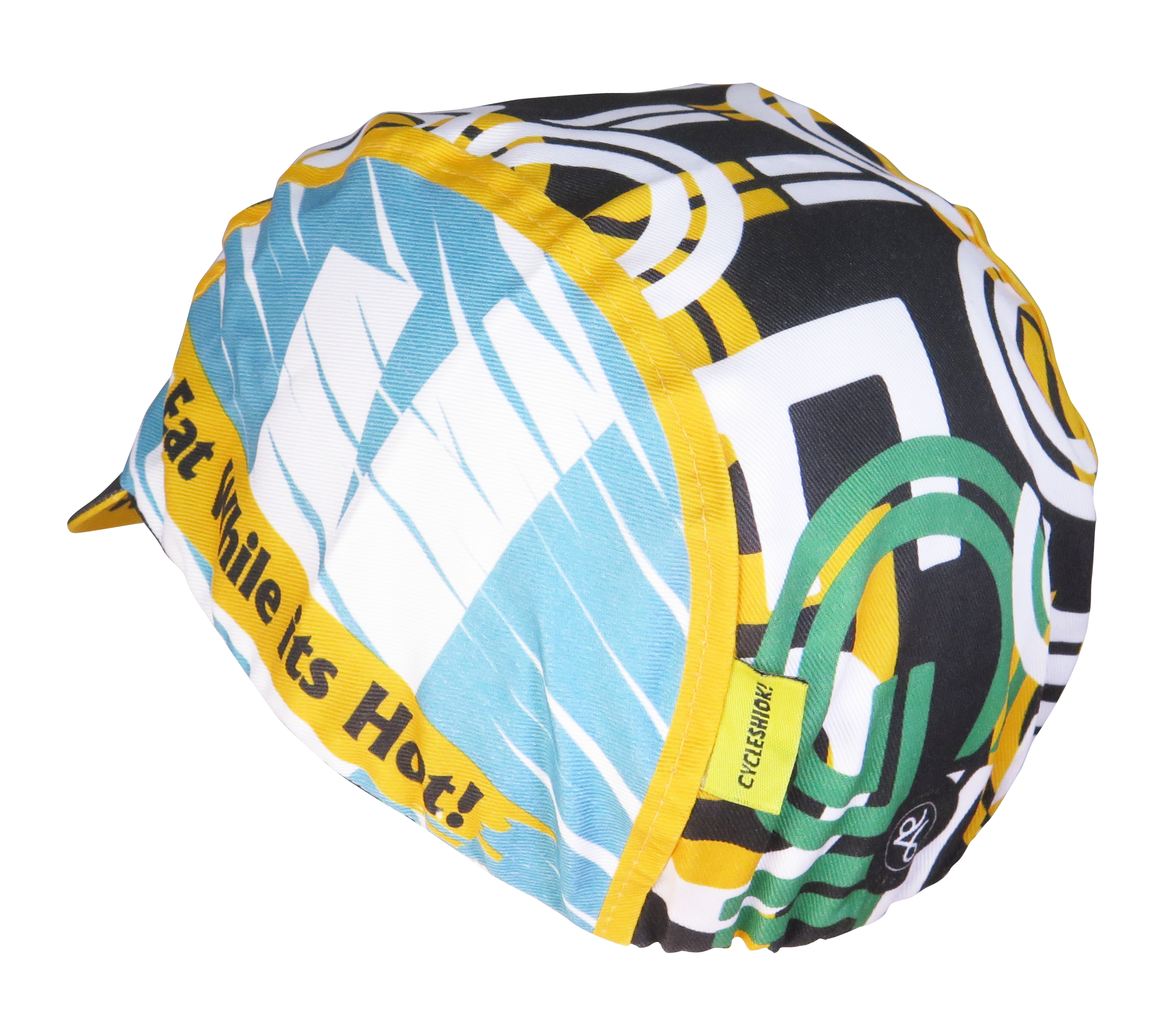 A DESIGN BY TAKACHYA | Cycling Cap - I Am Fast Food Rider (Color)