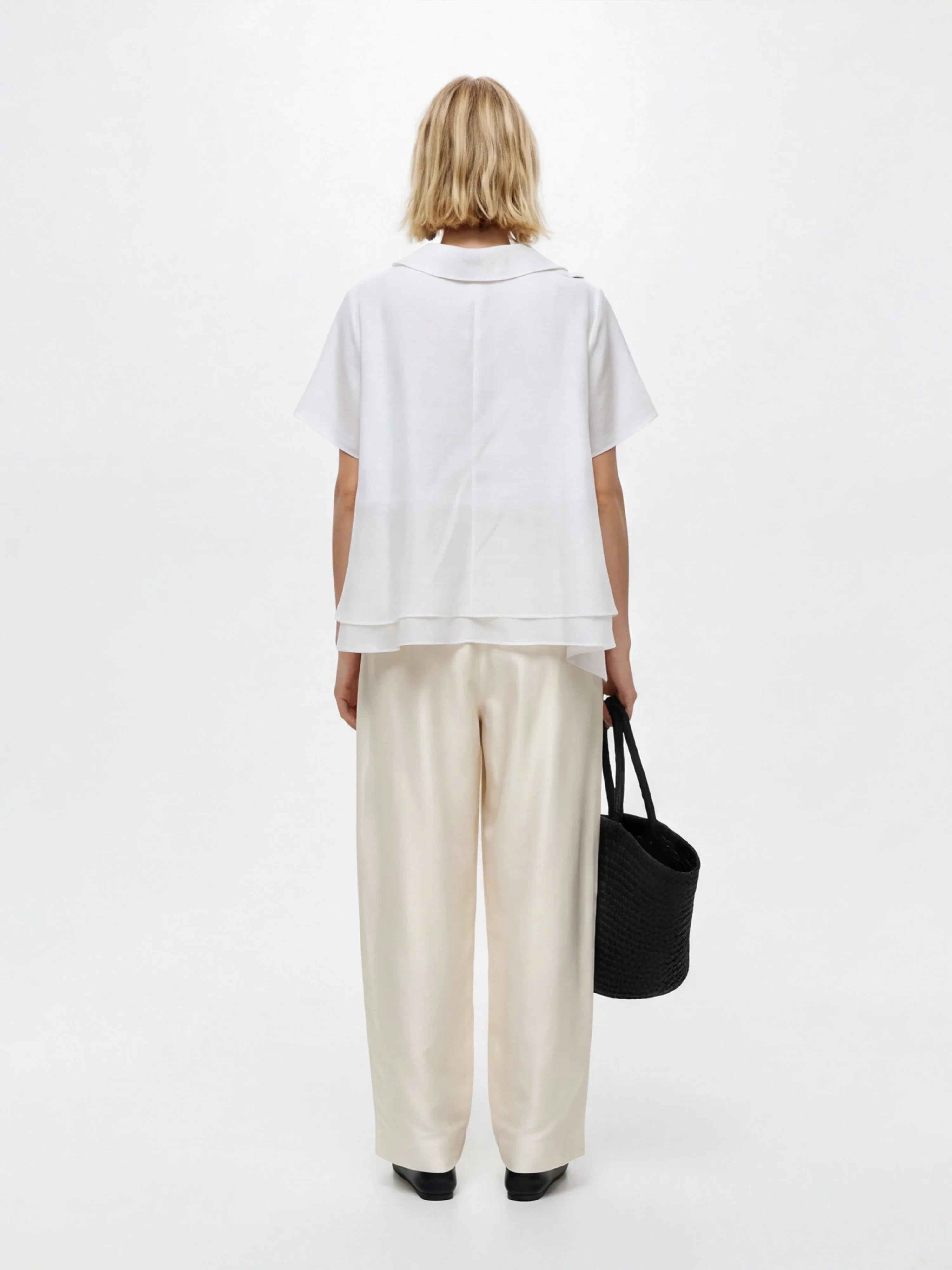 LAYERPLAN | Isle Luster Cotton Drawstring Trousers