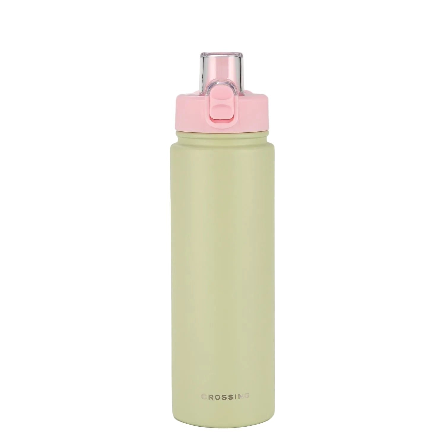 CROSSING | 720ml Urban Ceramic S/S Insulated Straw Sipper Cap Sports Bottle With Handle