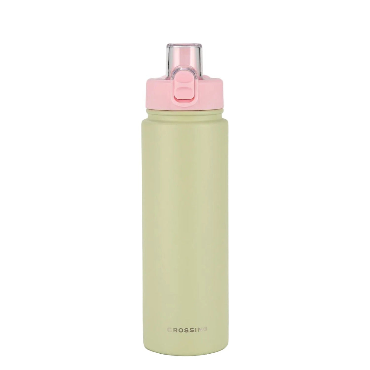CROSSING | 720ml Urban Ceramic S/S Insulated Straw Sipper Cap Sports Bottle With Handle