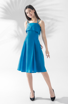 CAELI ECO LUXE | Multistrap Dress Steel Blue