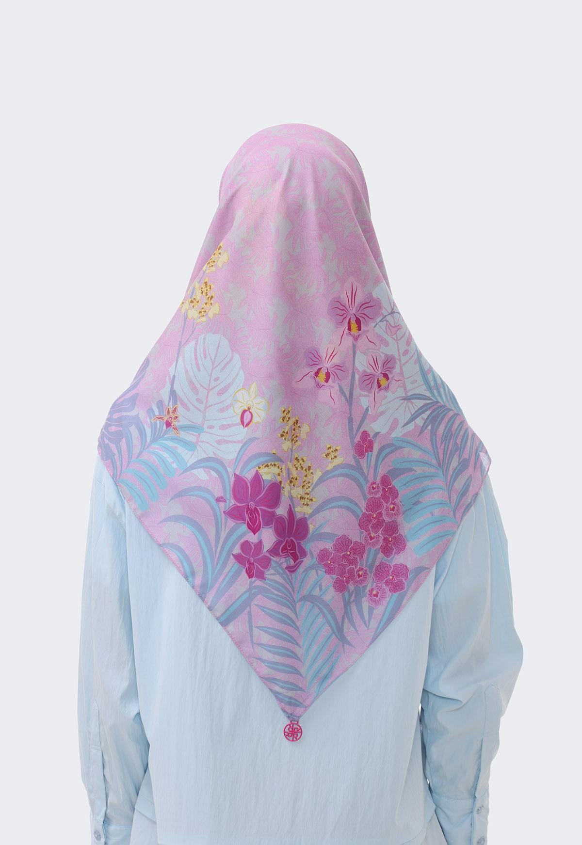 RIA MIRANDA | Orchid Whispers Scarf