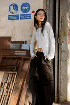 SAERO COLLECTIVE | Split Layer Top | Ivory