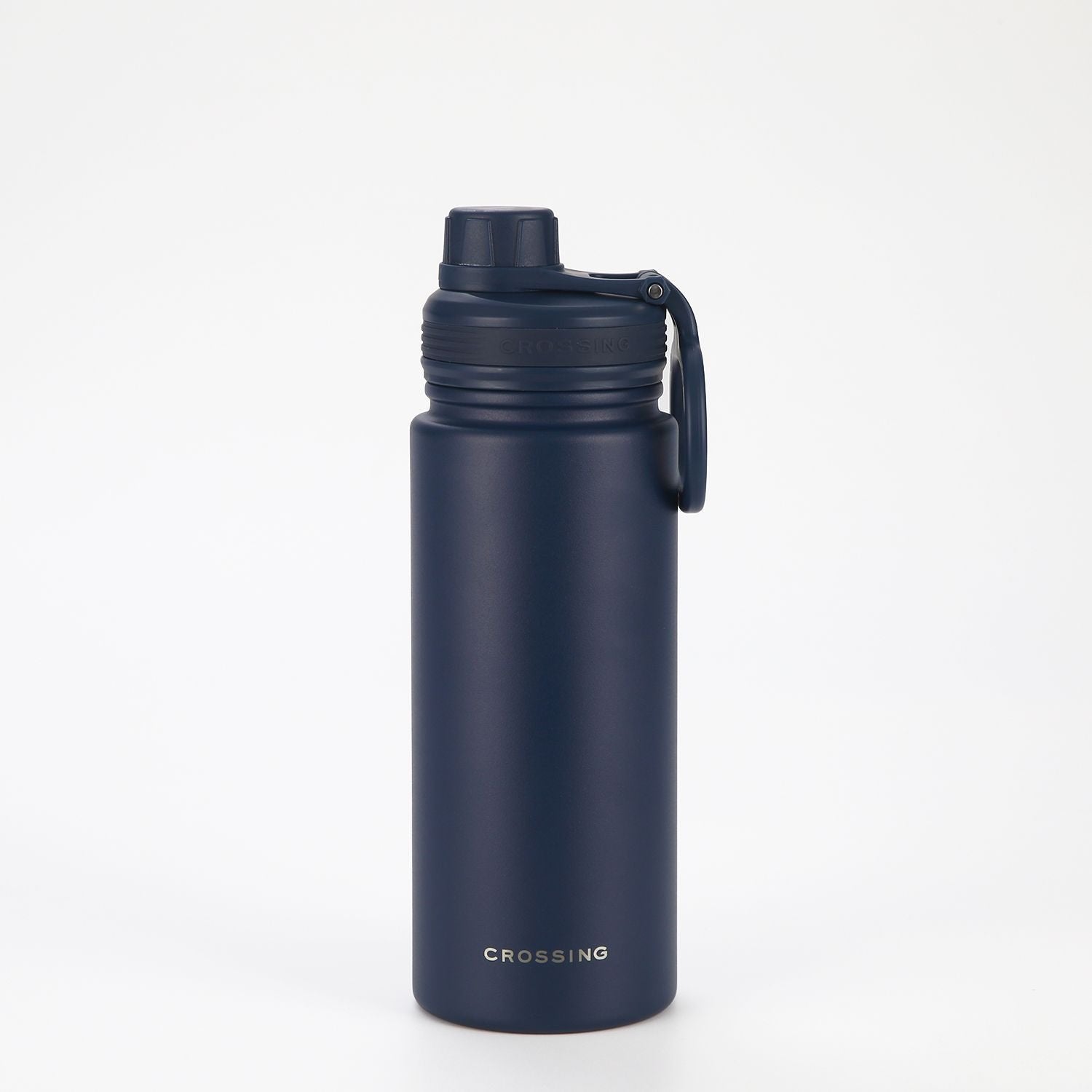 CROSSING | 600ml Urban Ceramic S/S Insulated Screw Cap Sports Bottle With Handle