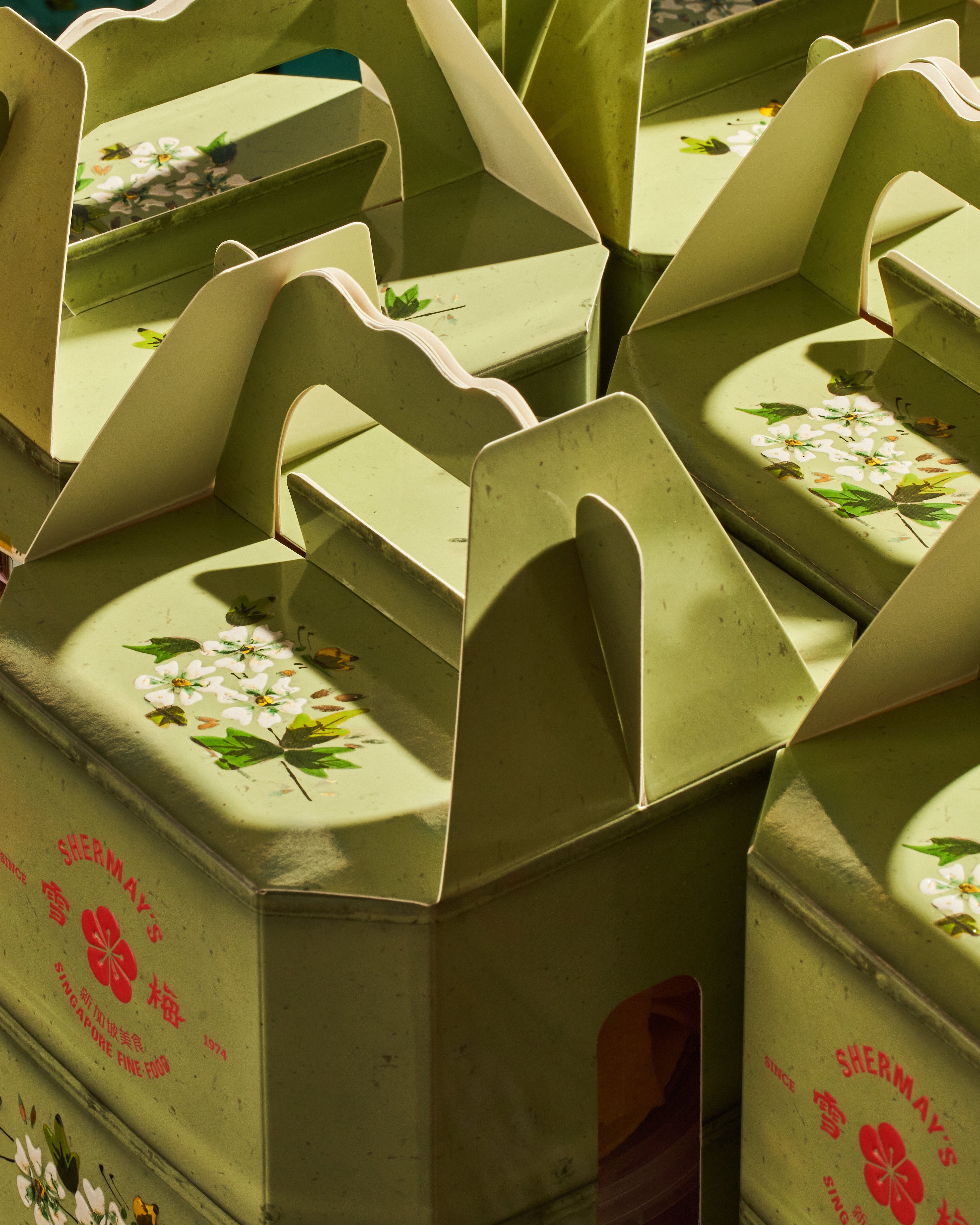 SHERMAY'S SINGAPORE FINE FOOD | Straits Green Tingkat Gift Set - Vegan