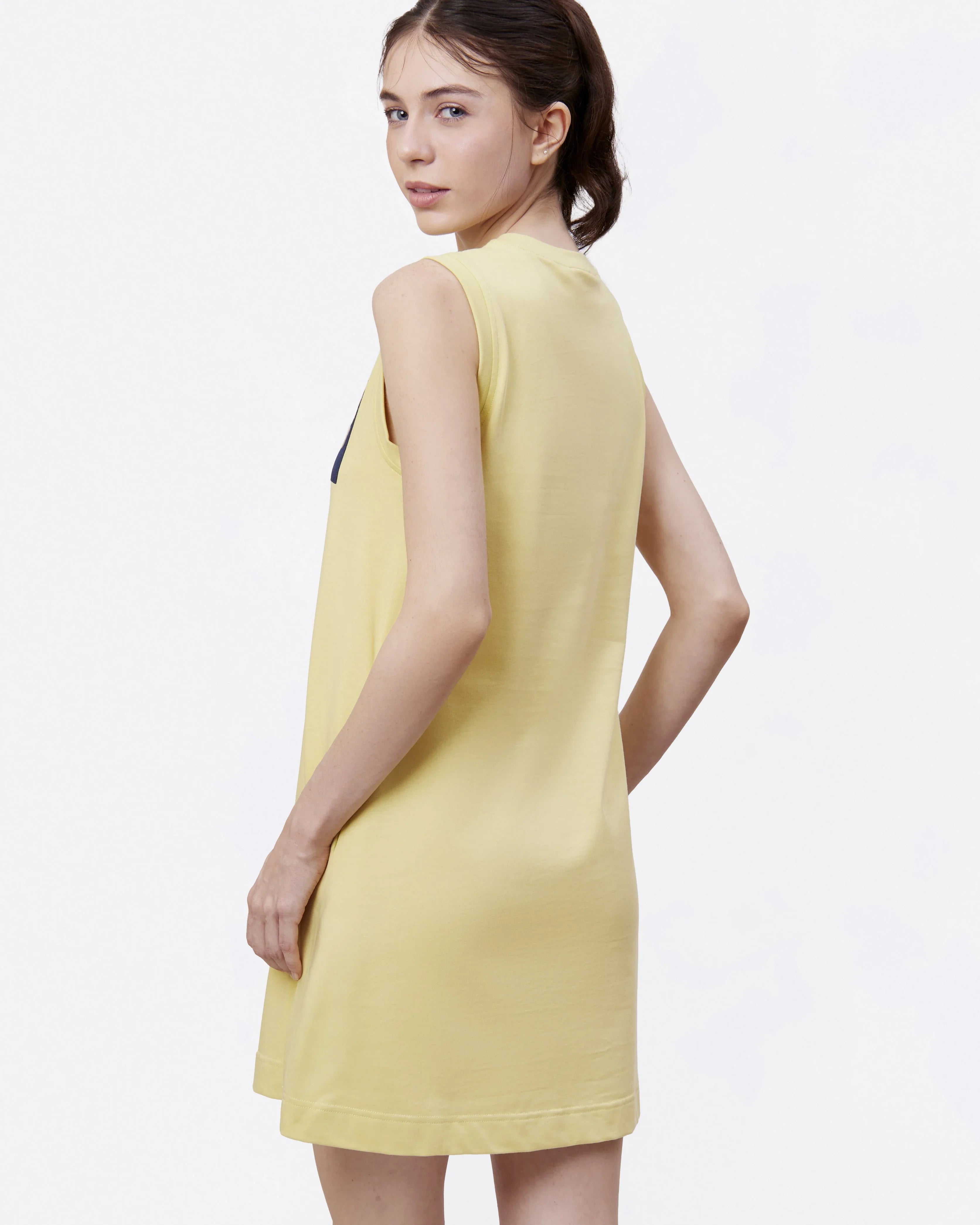 STUDIO QILING | Pear Cotton Jersey Tank Dress