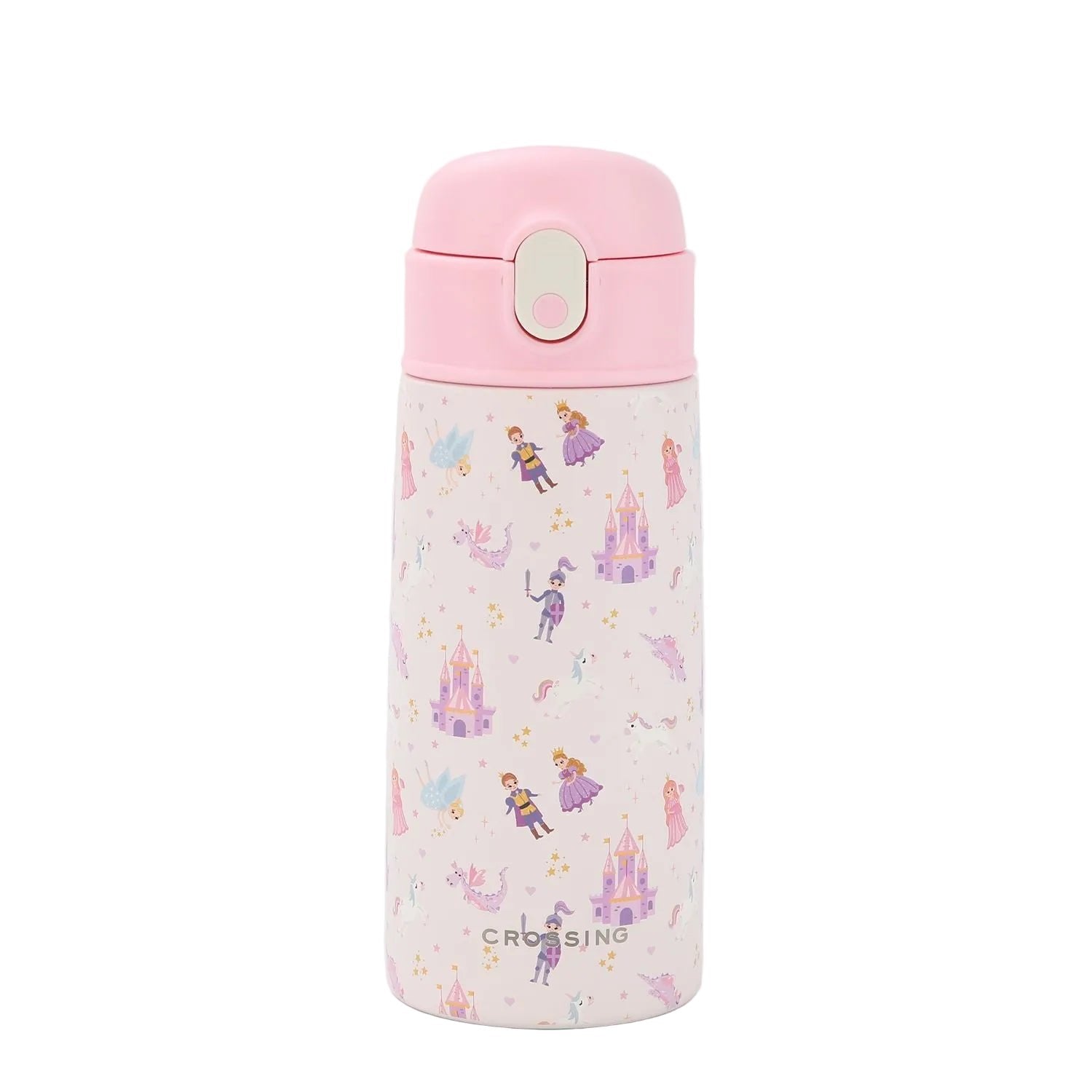 CROSSING | 400ml S/S 316 Kids' Insulated Water Bottle w/ Sipper Silicone Straw