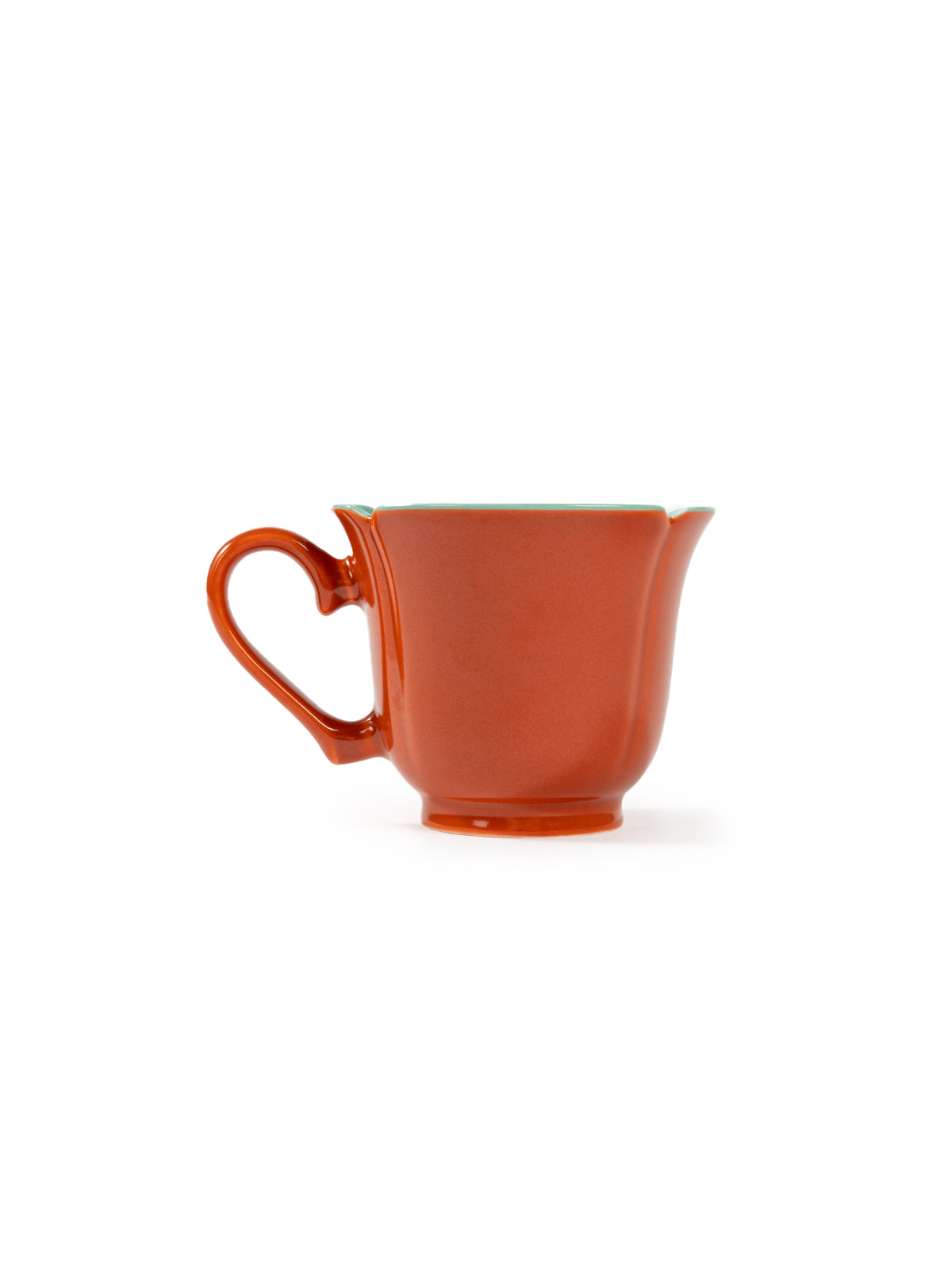 CRAFILAB | Brick Red & Turquoise Flower Master Cup