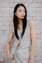 SAERO COLLECTIVE | Hae Structured Vest | Sand