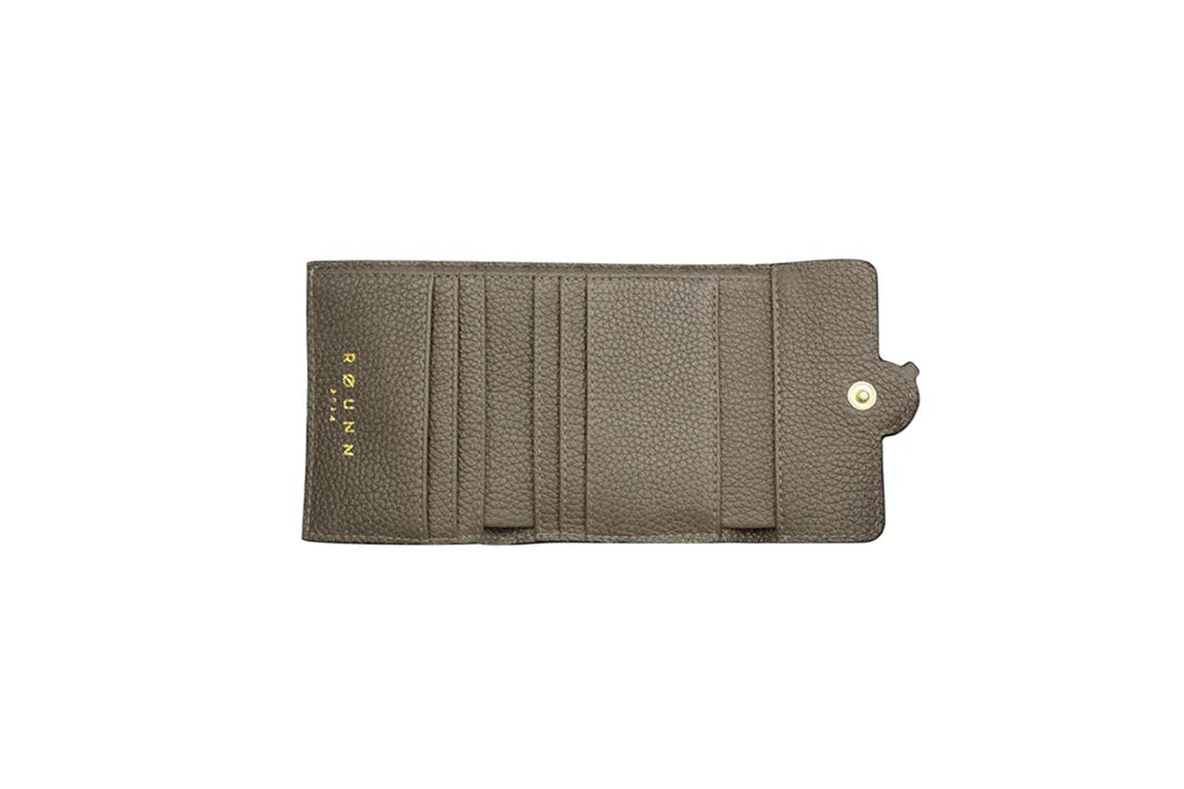 ROUNN | Small Flap Wallet - Taupe