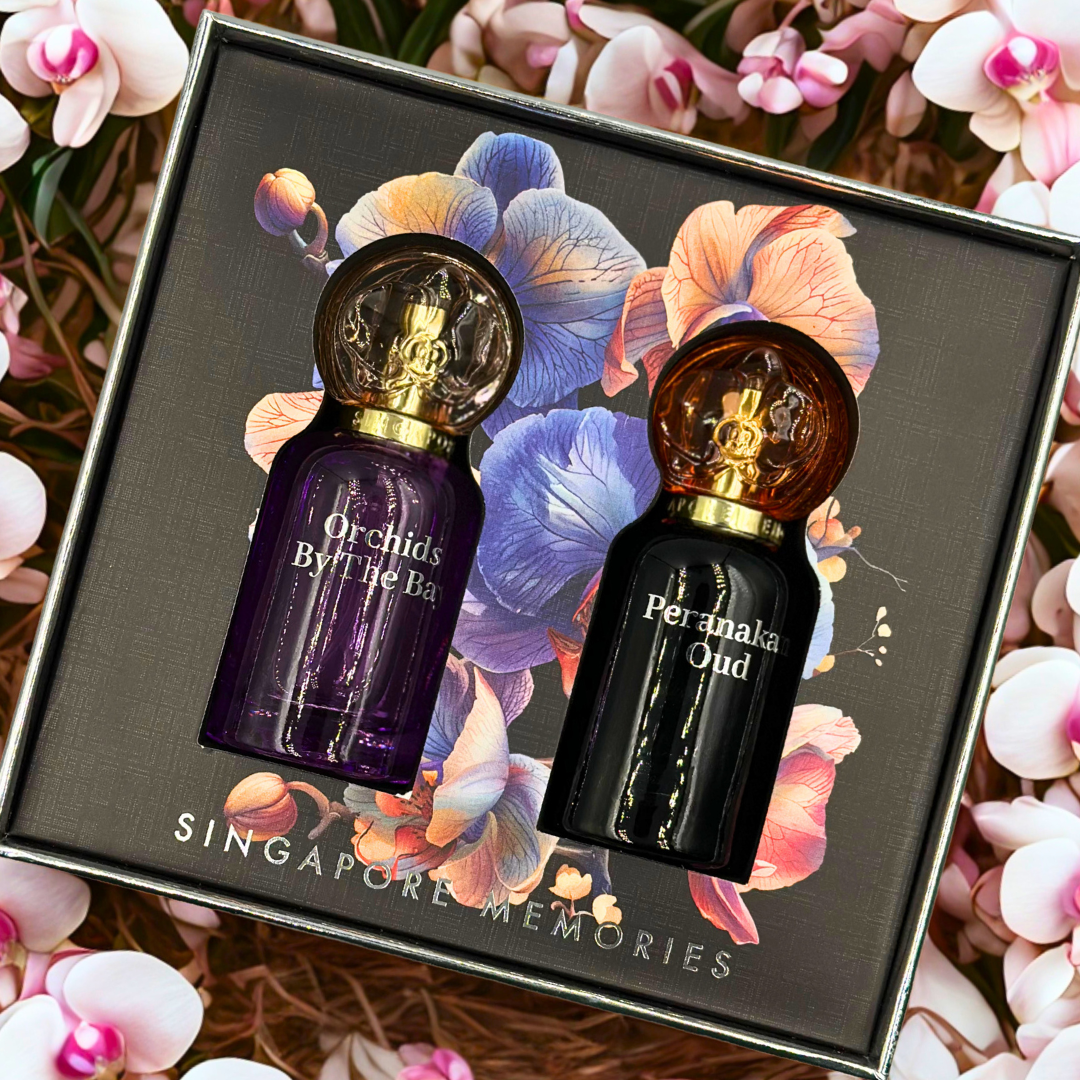 SINGAPORE MEMORIES | Orchids By The Bay + Peranakan Oud (20ml each)
