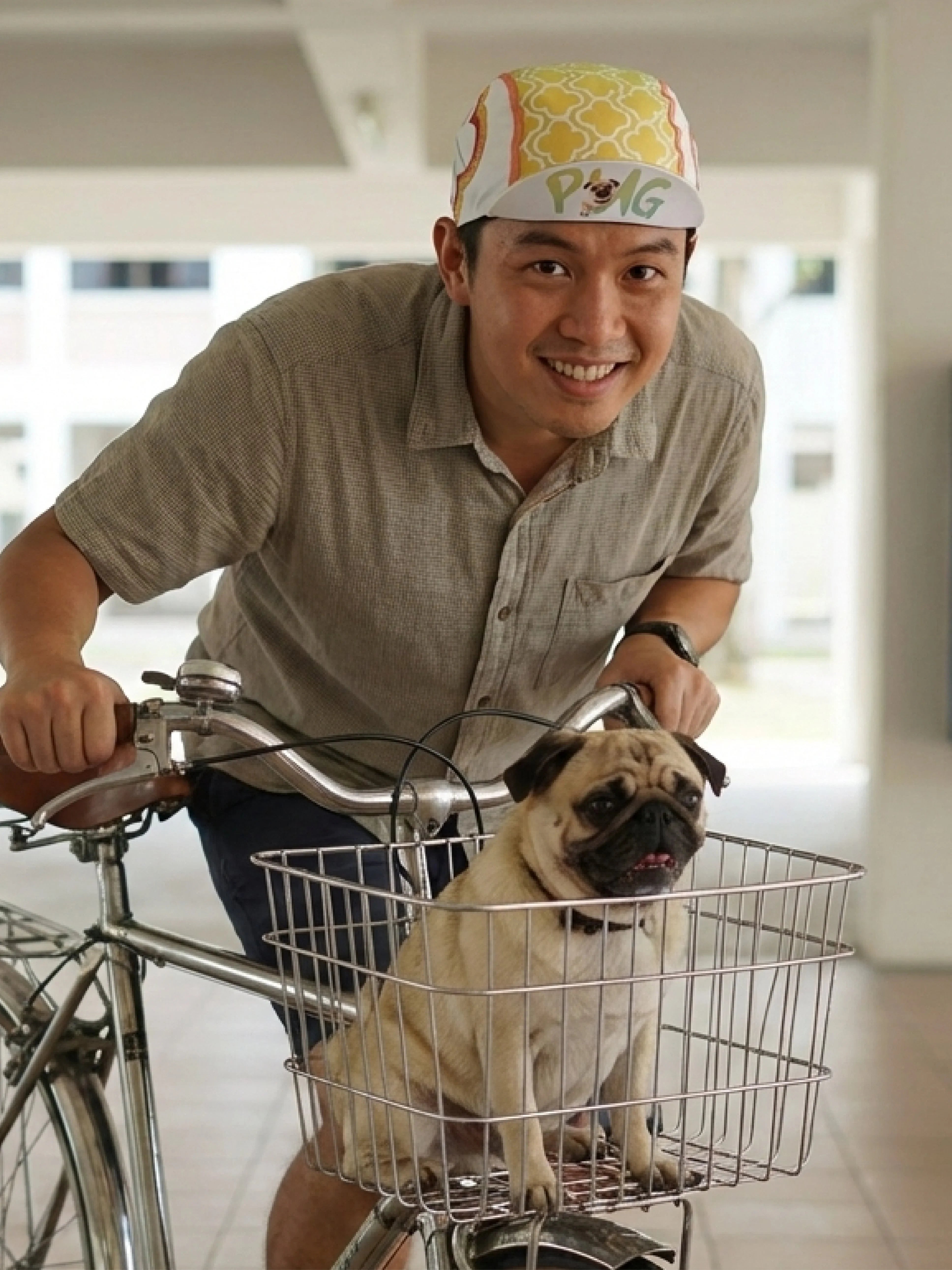 A DESIGN BY TAKACHYA | Voideck Animals Pug Takachya Cycling Cao