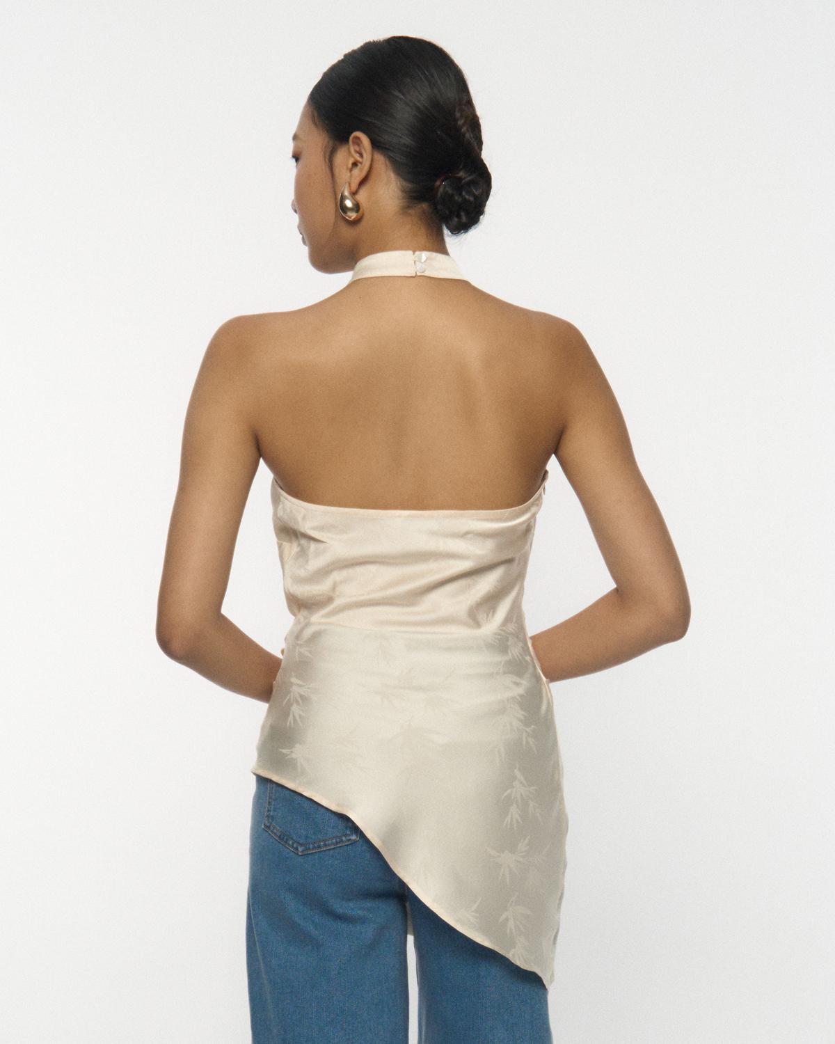 DRESSINGPAULA | Asymmetric Halter Top