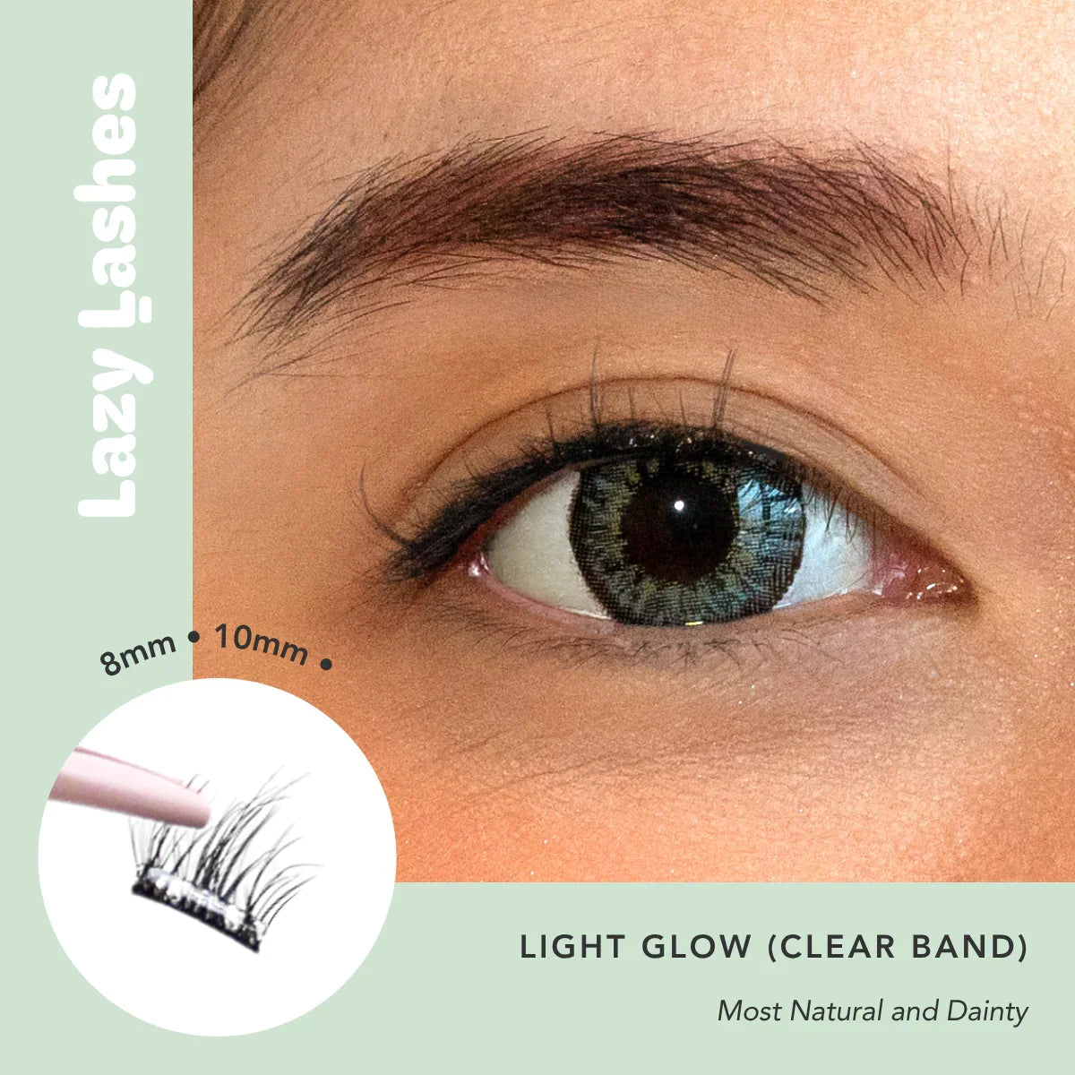 NODSPARK | Clear Band Everyday Light Glow Lazy Lashes
