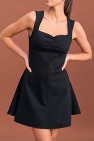EMVY | Camille Padded Dress - Black
