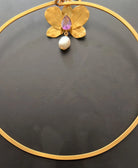 BOHEME BY VERO | Mini Orchidea Necklace With And Without Pearls